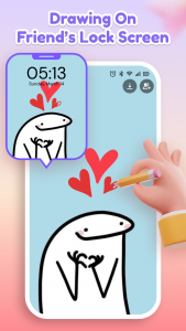 اسکرین شات 2 برنامه Skizz - Lockscreen Drawing