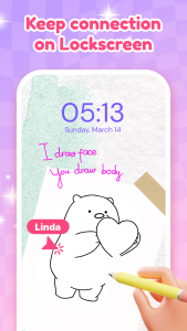 اسکرین شات برنامه Zumee - LockScreen Drawing 2