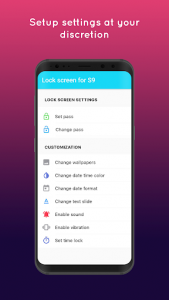 اسکرین شات برنامه S9 Lockscreen - Galaxy S9 Lockscreen 5