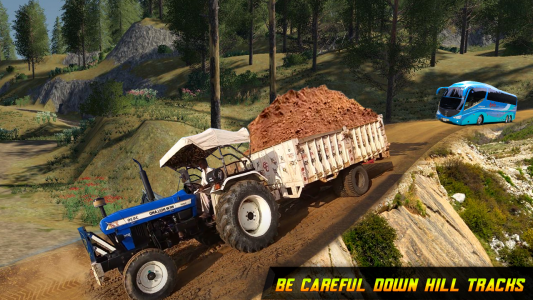 اسکرین شات بازی Tractor Trolley Farming Offroad Cargo Simulator 3D 4
