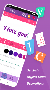 اسکرین شات برنامه Fonts: Stylish Text Cool Fonts 5