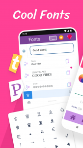 اسکرین شات برنامه Fonts: Stylish Text Cool Fonts 4