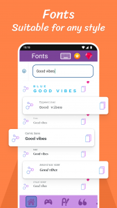 اسکرین شات برنامه Fonts: Stylish Text Cool Fonts 6
