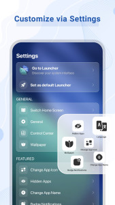 اسکرین شات 7 برنامه iOS Launcher 26 - iLauncher