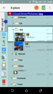 اسکرین شات 8 برنامه X-plore File Manager