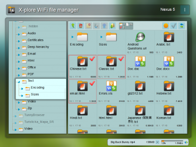 اسکرین شات برنامه X-plore File Manager 2