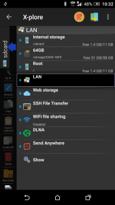 اسکرین شات برنامه X-plore File Manager 6