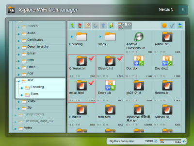 اسکرین شات 2 برنامه X-plore File Manager