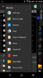 اسکرین شات برنامه X-plore File Manager 5