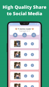 اسکرین شات 4 برنامه Story Cutter: Long Video Split