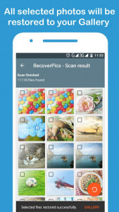 اسکرین شات برنامه RecoverPics - Restore deleted photos 8