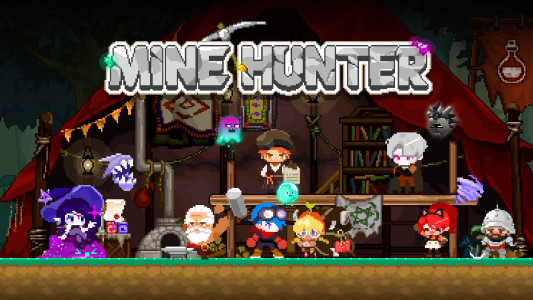 اسکرین شات بازی Mine Hunter: Pixel Rogue RPG 2