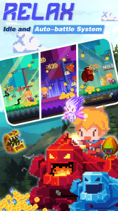 اسکرین شات 4 بازی Tiny Pixel Knight:Idle RPG
