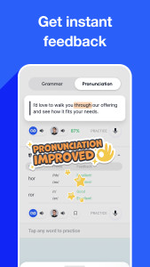 اسکرین شات 3 برنامه Speak English with Loora AI