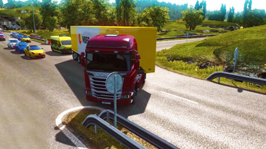 اسکرین شات بازی Lorry Truck Simulator:Real Mobile Truck Transport 1