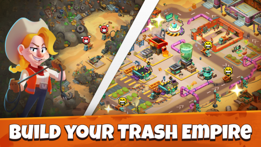 اسکرین شات 2 بازی Idle Junkyard Tycoon: Be Rich!