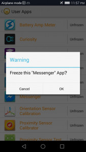 اسکرین شات برنامه App Freeze (root) 3