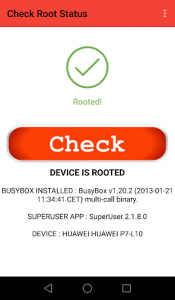 اسکرین شات برنامه Root Checker (Superuser) 5