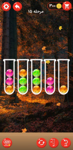 اسکرین شات بازی گردالی : پازل مرتب سازی رنگ ها 6