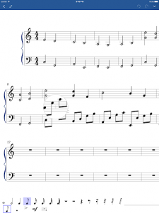 اسکرین شات برنامه Notation Pad - Sheet Music Score Composer 7