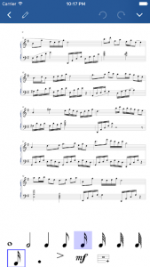اسکرین شات برنامه Notation Pad - Sheet Music Score Composer 2