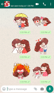 اسکرین شات برنامه Couple Love Stickers for WhatsApp - Wastickerapps 1