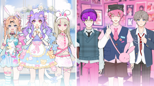 اسکرین شات 2 بازی Love Idol: Kpop Makeup Game