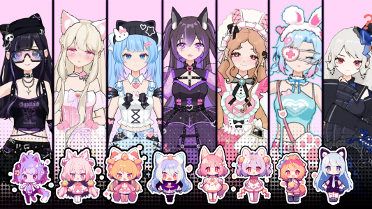 اسکرین شات 3 بازی Love Idol - Beauty Dress Up