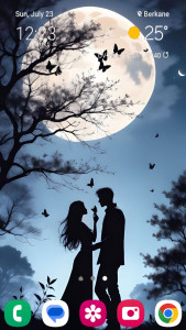 اسکرین شات 3 برنامه Love Wallpaper