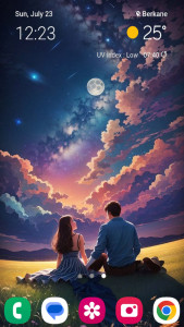 اسکرین شات 6 برنامه Love Wallpaper