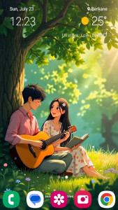 اسکرین شات 1 برنامه Love Wallpaper
