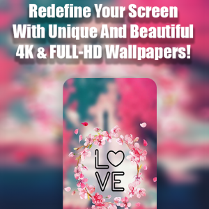 اسکرین شات برنامه 💗 for you: pretty hearts wallpapers - lovely app 1