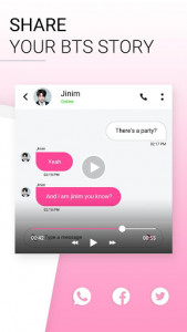 اسکرین شات بازی BTS Love Chat Simulator 7