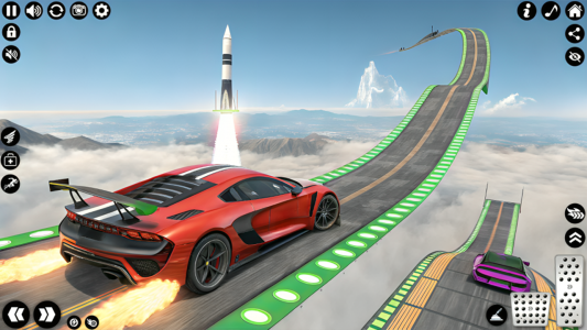 اسکرین شات 2 بازی Mega Ramp Sports Car Stunt 3D