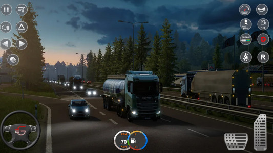 اسکرین شات بازی Truck Driving Oil Tanker Games 2