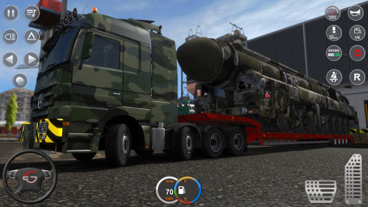اسکرین شات بازی US Army Truck Game Simulator 1