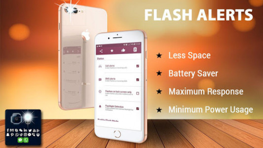 اسکرین شات برنامه Flash On call and SMS : Flash Alert 3 1