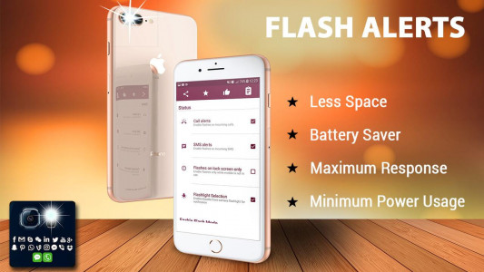 اسکرین شات برنامه Kubet Flash Alert call and SMS 1