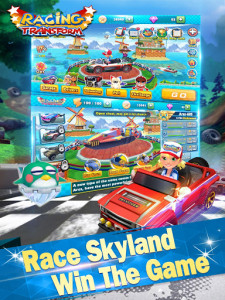 اسکرین شات بازی Racing Transform - Skyland Race 4