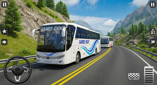 اسکرین شات 4 بازی Bus game: City Bus Sim G8