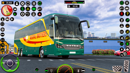 اسکرین شات بازی Bus game: City Bus Simulator 3