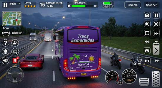 اسکرین شات 3 بازی Bus game: City Bus Sim G8