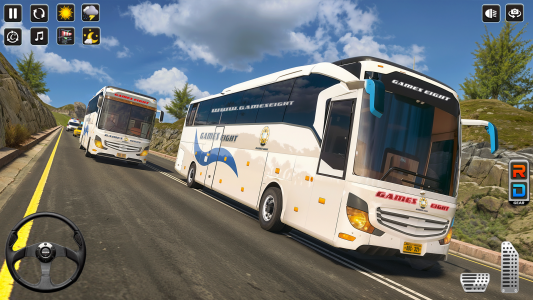 اسکرین شات بازی Bus game: City Bus Sim G8 1