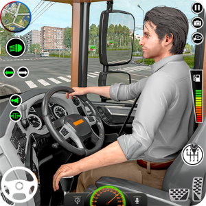 اسکرین شات بازی Bus game: City Bus Simulator 1