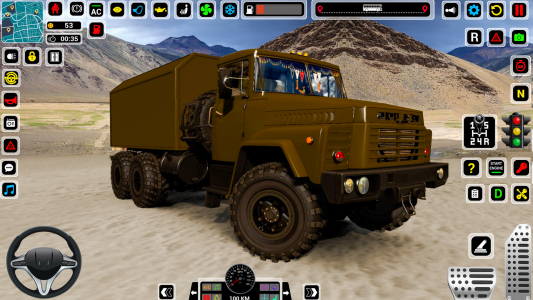اسکرین شات بازی Modern Army Truck Simulator 5