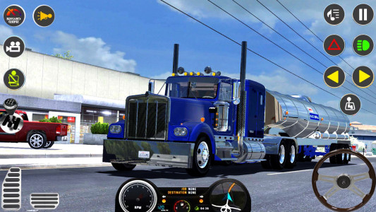 اسکرین شات بازی US City Cargo Truck Driving 3D 3