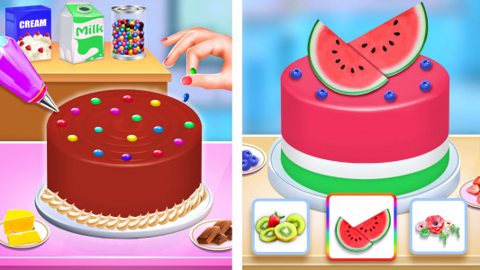 اسکرین شات 6 بازی Birthday Cake Maker: Cake Game