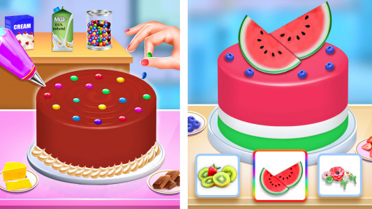 اسکرین شات 3 بازی Birthday Cake Maker: Cake Game