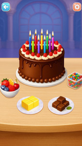 اسکرین شات 1 بازی Birthday Cake Maker: Cake Game