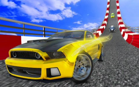 اسکرین شات برنامه Mega Ramp Car Stunts Simulator 5